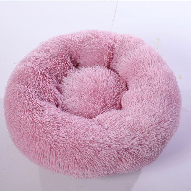 Round Plush Cat Litter Kennel Pet