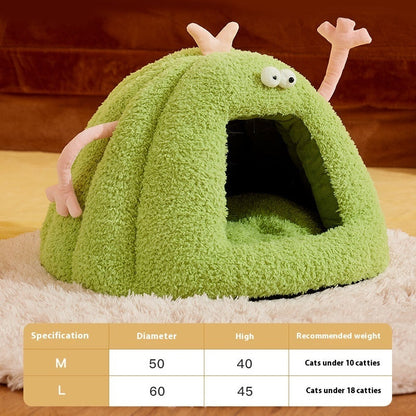 Small Monster-shaped Cat Kennel