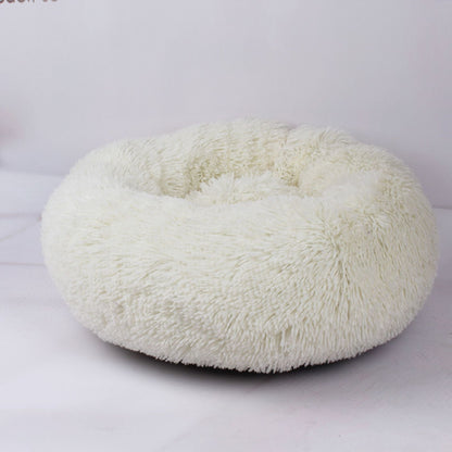 Round Plush Cat Litter Kennel Pet