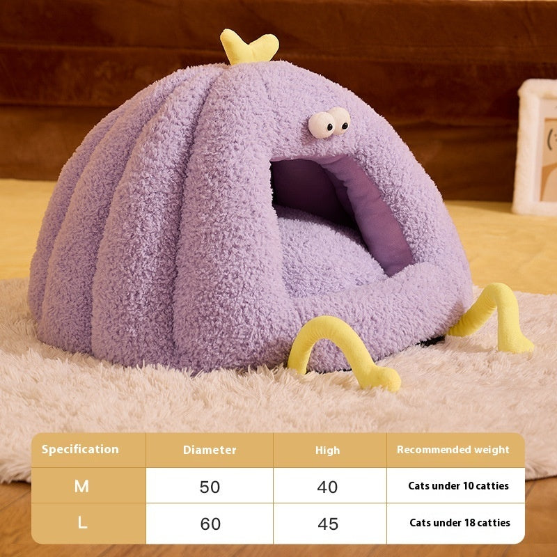 Small Monster-shaped Cat Kennel