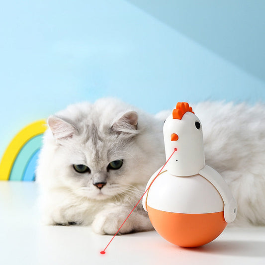 Chicken Glass  Laser Sound Cat Toy