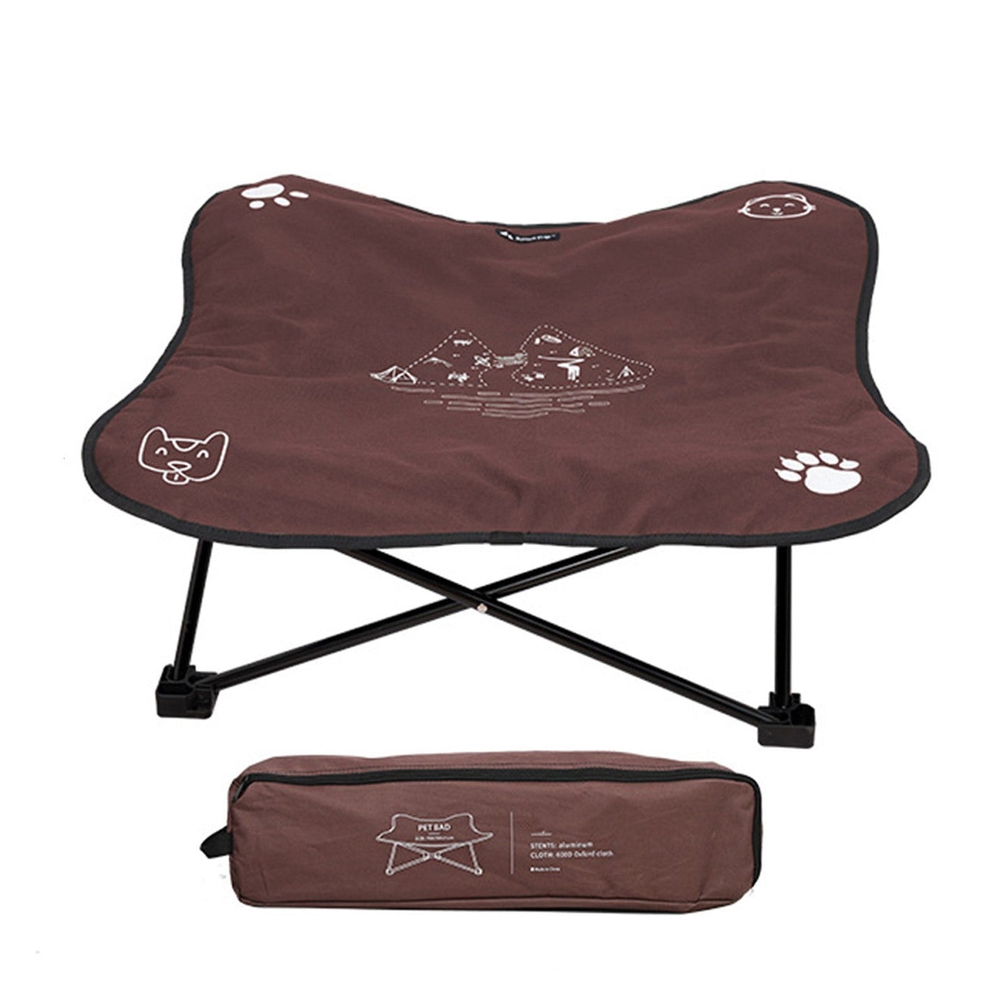 Outdoor pet folding bed