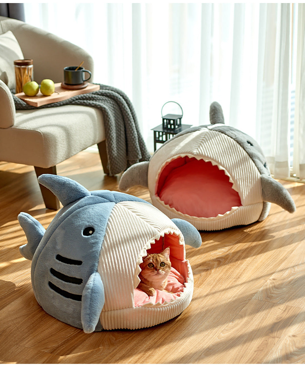 Shark Cat Kennel Dog Kennel Warm