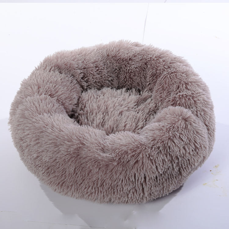 Round Plush Cat Litter Kennel Pet