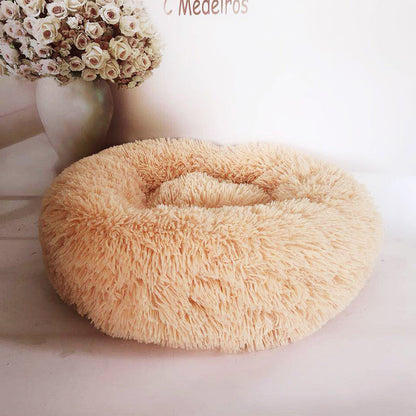 Round Plush Cat Litter Kennel Pet